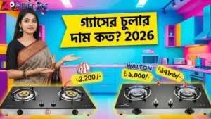 গ্যাসের চুলার দাম ২০২৬ - আরএফএল ও ওয়ালটন সিঙ্গেল এবং ডাবল বার্নার চুলার ছবি