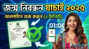 Online Birth Certificate Check BD - জন্ম নিবন্ধন যাচাই ও ডাউনলোড ২০২৫