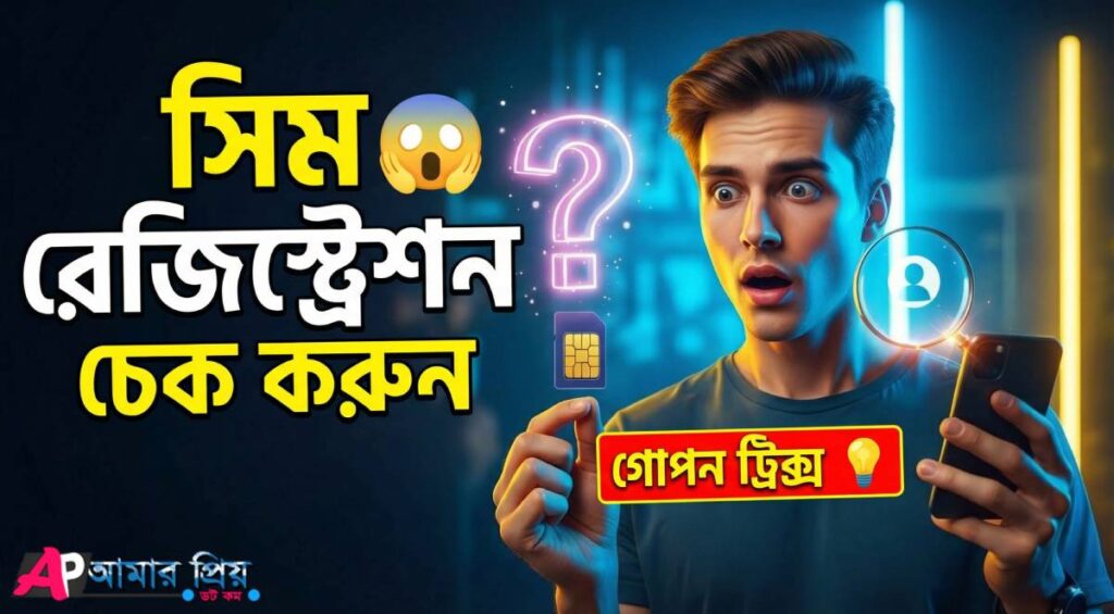 সিম কার নামে রেজিস্ট্রেশন করা জানার উপায় - Sim Registration Check 2025