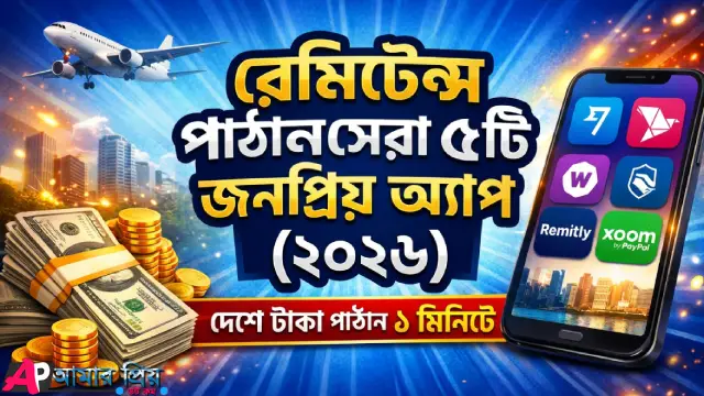 বিদেশ থেকে দেশে টাকা পাঠানোর সেরা ৫টি অ্যাপ – Remitly ও Wise দিয়ে বিকাশে রেমিটেন্স ২০২৬