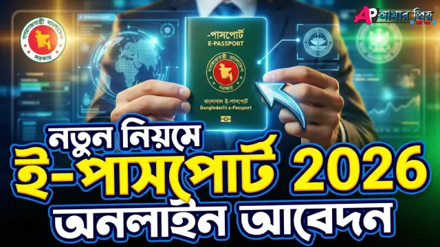 ই-পাসপোর্ট করার নিয়ম ও খরচ ২০২৬