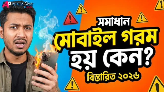 মোবাইল গরম হয় কেন এবং সমাধানের উপায়