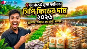 সিপি পোল্ট্রি, ফিশ এবং সোনালী ফিডের নতুন দামের তালিকা ২০২৬।