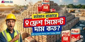 ফ্রেশ সিমেন্ট দাম ২০২৬ বাংলাদেশ প্রতি ব্যাগ