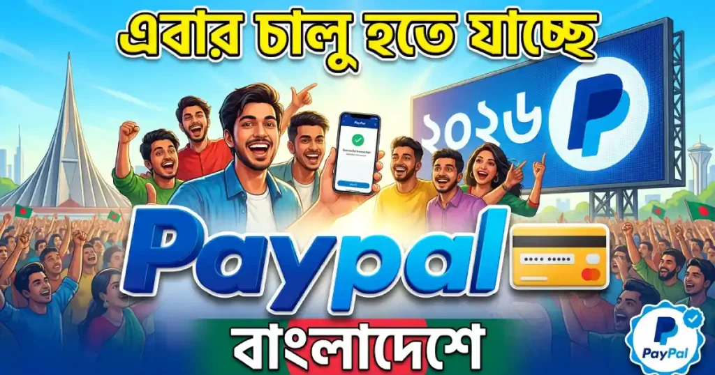 বাংলাদেশে পেপ্যাল চালু হতে যাচ্ছে ২০২৬ – ফ্রিল্যান্সার সুবিধা
