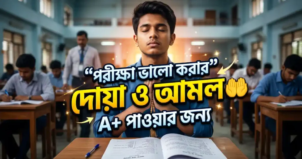 পরীক্ষা ভালো করার দোয়া ও আমল