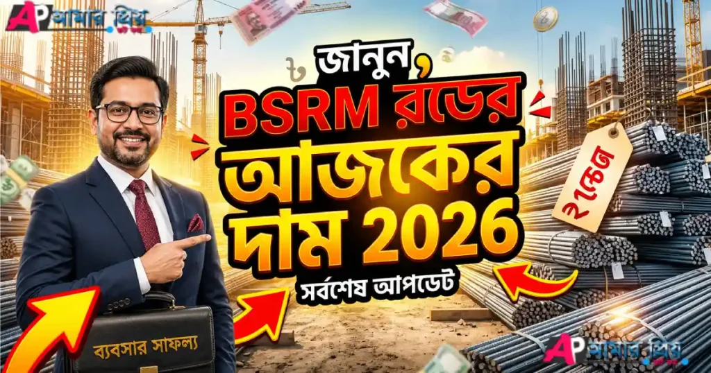 BSRM রডের আজকের দাম 2026 সম্পূর্ণ তালিকা