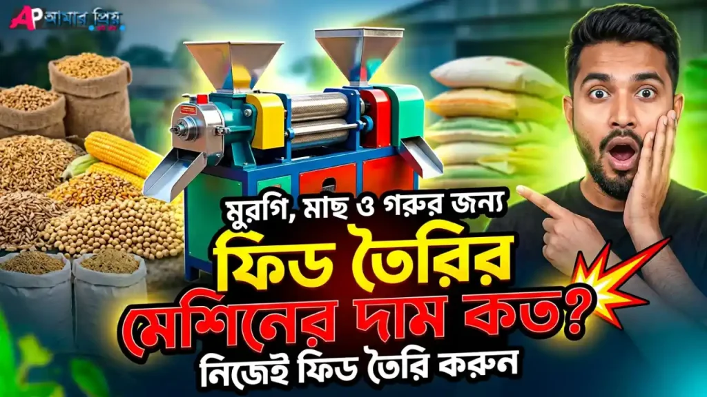 ফিড মেশিনের দাম ২০২৬ মুরগি মাছ গরুর ফিড তৈরির মেশিন বাংলাদেশ