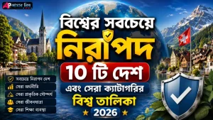 Top 10 Countries এবং বিশ্বের সবচেয়ে নিরাপদ 10 টি দেশের তালিকা ২০২৬